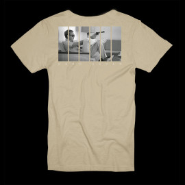 Steve McQueen T-shirt Gun Sofa Beige Hero Seven - Herren