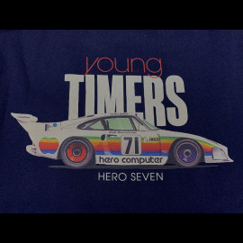 Porsche Pullover 935 24h Le Mans 1980 N° 71 Marineblau Hero Seven - Herren