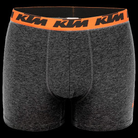 KTM X-Bow Boxer shorts Freegun 2-pieces Pack Black / Grey - Men