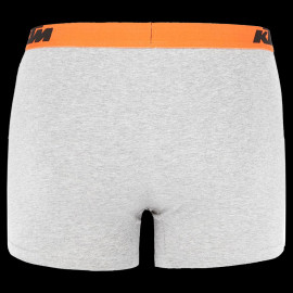 KTM X-Bow Boxershorts Freegun 2-stück Packung Dunkelgrau / Hellgrau - Herren