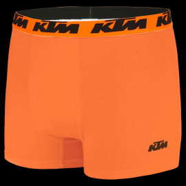 KTM X-Bow Boxershorts Freegun 2-stück Packung Dunkelgrau / Orange - Herren