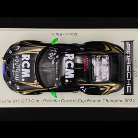 Porsche 911 GT3 Cup Type 991 N°99 Sieger Carrera Cup 2021 1/43 Spark SF258