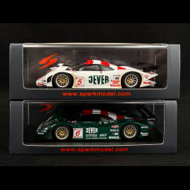 Set of 2 Porsche 911 GT1-98 Type 996 500km Oschersleben and 3rd 500km Silverstone 1998 1/43 Spark