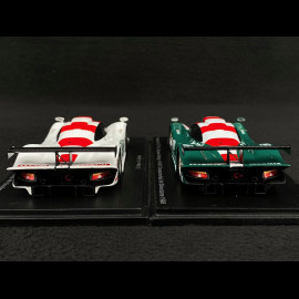 Set of 2 Porsche 911 GT1-98 Type 996 500km Oschersleben and 3rd 500km Silverstone 1998 1/43 Spark