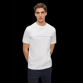 Porsche x BOSS T-shirt Regular Fit Merzerisierter Baumwolle Weiß BOSS 50492425_100 - Herren