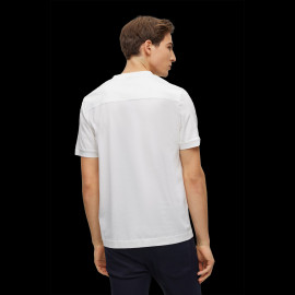 Porsche x BOSS T-shirt Regular Fit Merzerisierter Baumwolle Weiß BOSS 50492425_100 - Herren