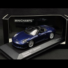 Porsche 911 Speedster Type 991 2019 Irisblau metallic 1/43 Minichamps 410061132