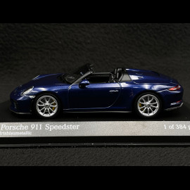 Porsche 911 Speedster Type 991 2019 Irisblau metallic 1/43 Minichamps 410061132