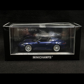 Porsche 911 Speedster Type 991 2019 Irisblau metallic 1/43 Minichamps 410061132