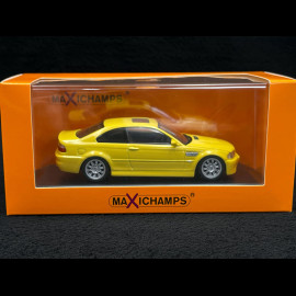 BMW M3 E46 2001 Yellow 1/43 Minichamps 940020021