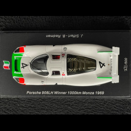 Porsche 908 LH n° 4 Winner 1000km Monza 1969 Porsche Salzburg 1/43 Spark SI018