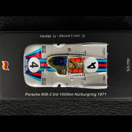 Porsche 908/3 n° 4 3rd 1000km Nürburgring 1971 Martini Racing Team 1/43 Spark SG518