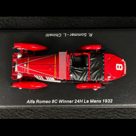 Alfa Romeo 8C 2300LM n° 8 Winner 24h Le Mans 1932 Raymond Sommer 1/43 Spark 43LM32