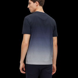 Porsche x BOSS T-shirt Stretch Cotton Dégradé Print Dark Blue BOSS 50486234_404 - Men
