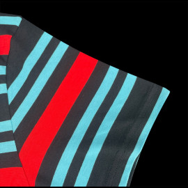 Porsche T-shirt Martini Racing Collection Blue / Red Striped WAP553P0MR - Unisex