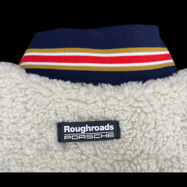 Porsche Jacket Roughroads Racing Collection Sleeveless 2 in 1 Reversible Beige / Navy Blue WAP163PRRD - Men