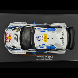 VW Polo R n° 1 Winner Catalunya Rally 2014 Sébastien Ogier 1/24 Ixo RAL018A