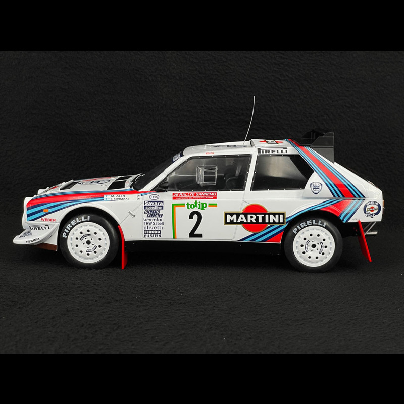 Lancia Delta S4 Martini Nr 2 Sieger Rallye San Remo 1986 Markku Alen 1/18 Ixo RMC130A