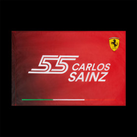 Ferrari Flag Carlos Sainz n°55 F1 Red 701202469-001
