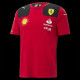 Ferrari T-Shirt Leclerc Sainz F1 Puma Rot 701223388-001