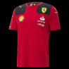 Ferrari T-Shirt Leclerc Sainz F1 Puma Rot 701223388-001