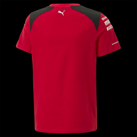 Ferrari T-Shirt Leclerc Sainz F1 Puma Rot 701223374-001 - Kinder