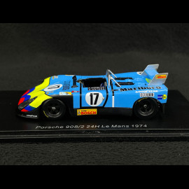 Porsche 908/2 n° 17 24h Le Mans 1974 Ortega Ecuador Marlboro Team 1/43 Spark S9789