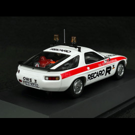 Porsche 928 S 1989 Recaro ONS Safety Car White 1/43 Schuco 450919400