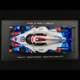 Oreca 07 Gibson n° 31 Vaillante Rebellion 16th 24h Le Mans 2017 Prost Senna 1/43 Spark MV10