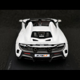 McLaren 675 LT Spider 2015 Silica White 1/43 Minichamps 537154432