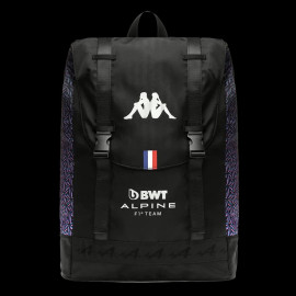 Alpine Backpack F1 Team Ocon Gasly Kappa ARECKO Fabric Black / Pink / Blue 381F4FW_005