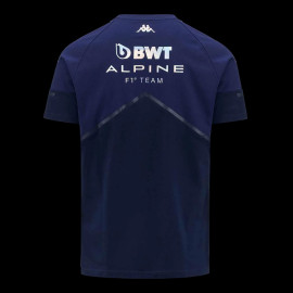 T-shirt Alpine F1 Team Ocon Gasly Kappa AYBI Dark blue / Light blue 371D51W_A02 - men