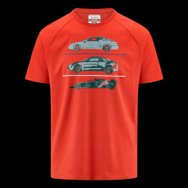 T-shirt Alpine F1 Team Ocon Gasly Kappa ARGLA Orange 371E46W_XB0 - men