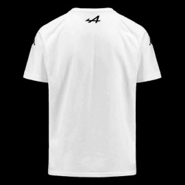 T-shirt Alpine F1 Team Ocon Gasly Kappa ARGLA White 371E46W_001 - men