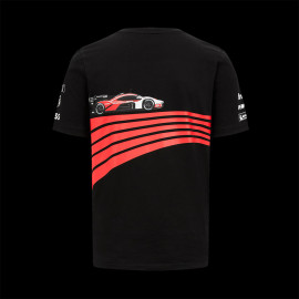 Porsche 963 T-shirt Penske Motorsport BOSS Black / Red WAP191RPMS - Unisex