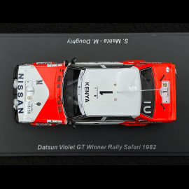 Datsun Violet GT n°1 Winner Rallye Safari 1982 1/43 Spark S7770