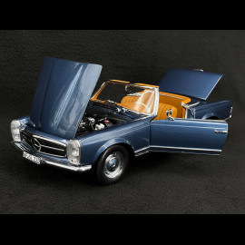 Mercedes-Benz 230 SL Pagode 1963 Metallic Blue 1/18 Norev 183767
