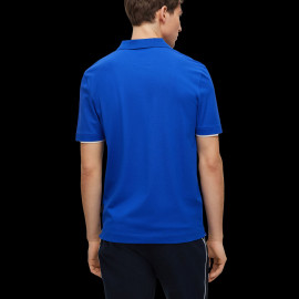 Porsche x BOSS Poloshirt Capsule-Logo Stretch-Baumwolle Blau BOSS 50486178_433 - Herren