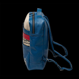 24h Le Mans Backpack Michel Vaillant Blue Leather 26855-3212