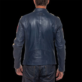 24h Le Mans Jacket Michel Vaillant Royal Blue Leather 26859-0012