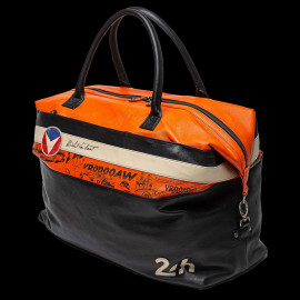 Maxi 24h Le Mans Bag Michel Vaillant Weekender Black Leather 26854-3046