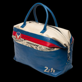 Maxi 24h Le Mans Bag Michel Vaillant Weekender Vaillant Blue Leather 26854-3212