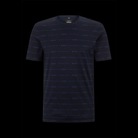 Porsche x BOSS T-shirt Slim Fit Mercerised Cotton Dark blue BOSS 50486222_404 - Men