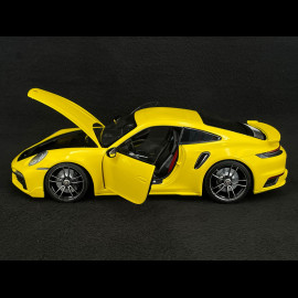 Porsche 911 Turbo S Coupé Sport Design Type 992 2021 Racinggelb 1/18 Minichamps 110069070