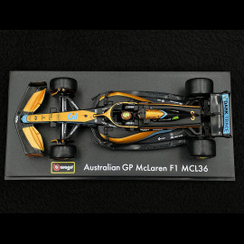 Daniel Ricciardo McLaren MCL36 n° 3 GP Australia 2022 F1 1/43 Bburago 38064R