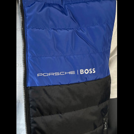 Wasserabweisend Porsche x BOSS ärmellose Wendbarjacke Kapuzenkragen Regular Fit Blau BOSS 50490451_433 - Herren