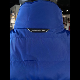 Water repellent Porsche x BOSS reversible sleeveless Jacket Hooded collar Regular Fit Blue BOSS 50490451_433 - Men