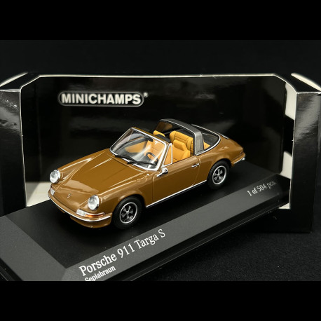 Minichamps Porsche Targa Minichamps 1:43 Porsche 911 Targa S Year 1972 Sepia Brown 410060160 Porsche Targa 1972 Grün
