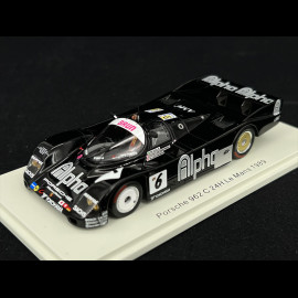 Porsche 962C n° 6 24h Le Mans 1989 1/43 Spark S9876