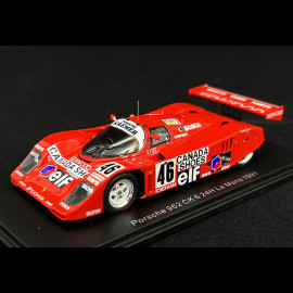 Porsche 962CK n° 46 24h Le Mans 1991 1/43 Spark S9888